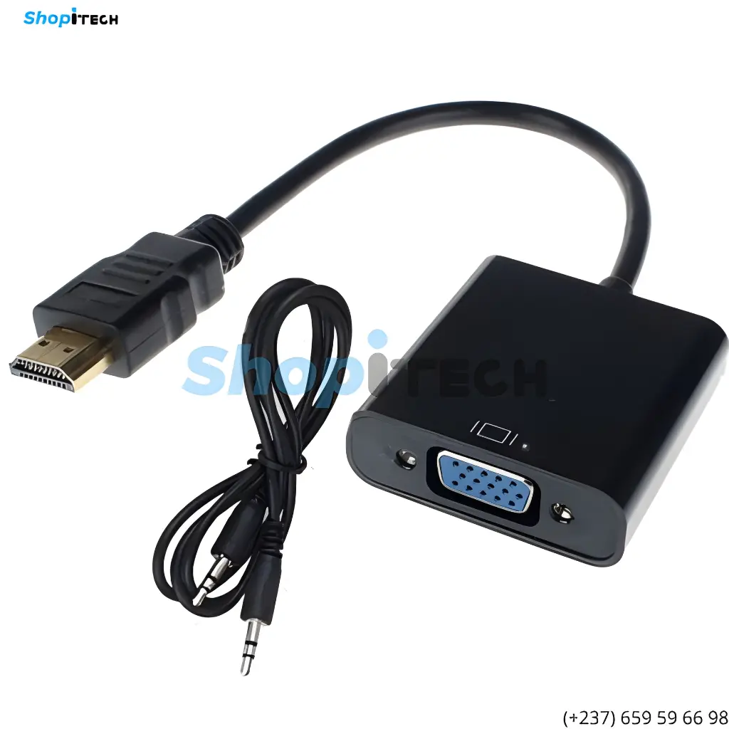 Adaptateur HDMI vers VGA Avec audio (2).webp