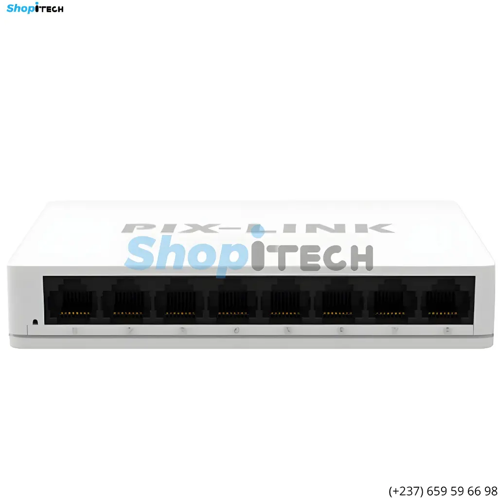 Switch PIX-LINK 8-port 10100100Mbps LV-GS08 haut.webp