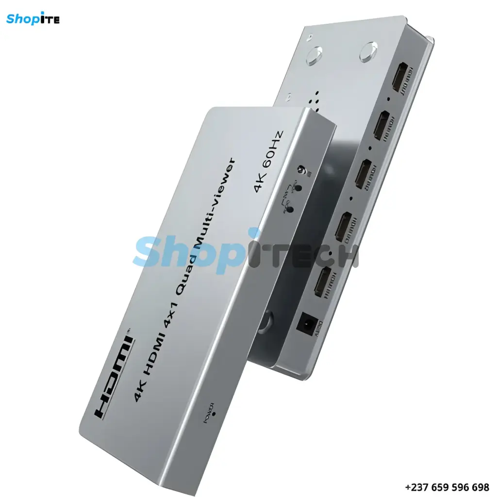 Commutateur HDMI 4x1 Quad Multi-viewer