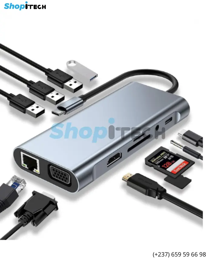 Adaptateur Type C  11 en 1