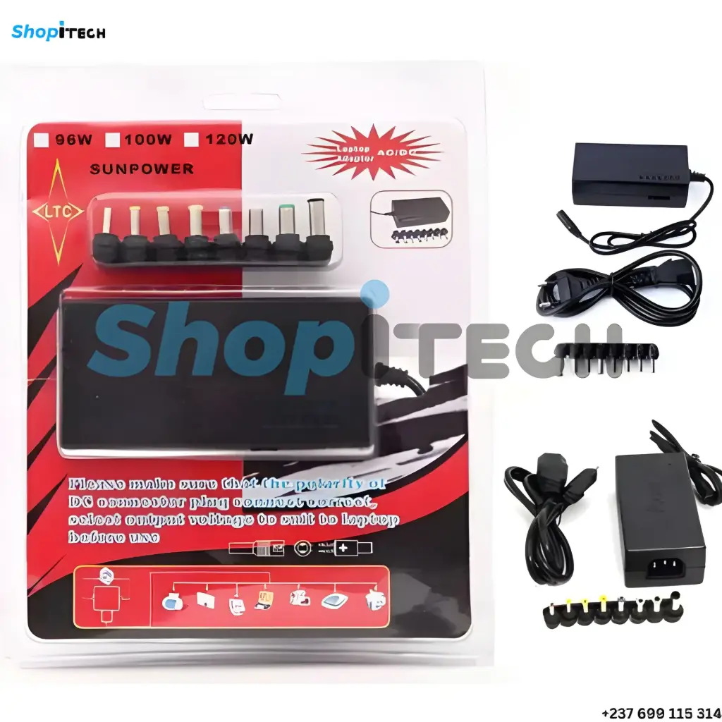 Adaptor Sunpower 96 Watt Charger Universal Output Voltage 12--24 Volt