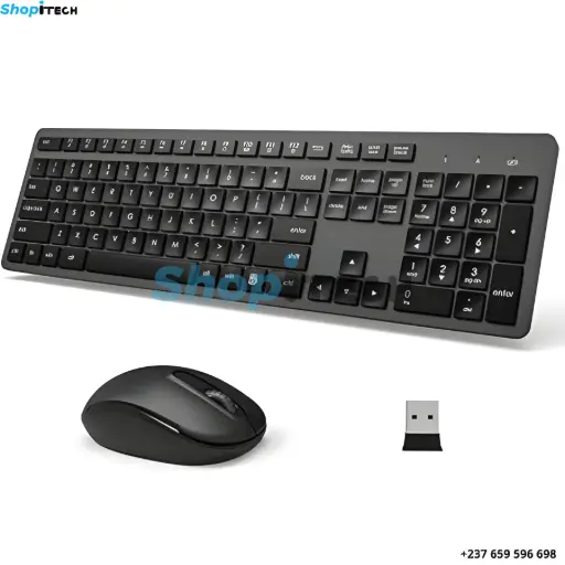 [Ensemble Clavier et Souris Wireless KM-W02] Ensemble Clavier et Souris Wireless 