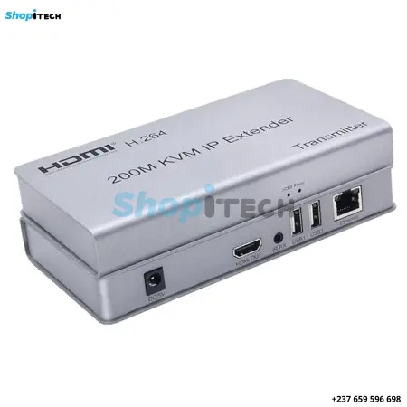 Extender 4K  HDMI par RJ45 Ethernet Cat5e Cat6 Câble Convertisseur TX RX Support USB Souris Clavier Extension