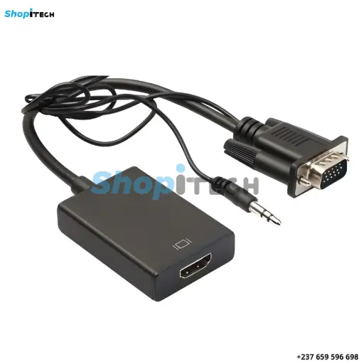 [Adapter VGA Pour HDMI  Avec Audio] Adapter VGA Pour HDMI  Avec Audio