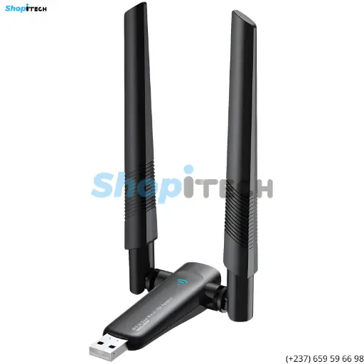[Clé Wi-Fi haut débit PIX-LINK, double antennes , 1 800 Mbps, LV-UAX04]  clé Wi-Fi haut débit PIX-LINK, double antennes , 1 800 Mbps, clé Wi-Fi 