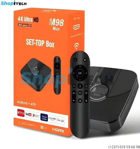 [Smart Box TV Android Set-Top Box M98-M9 4K Ultra HD 5G] Smart Box TV Android Set-Top Box M98-M9 4K Ultra HD 5G