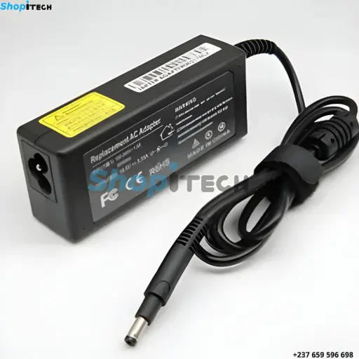 Chargeur  pour ordinateur portable 65W 19.5V3.33A pour HP
